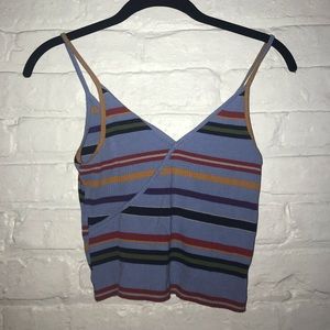 Urban Outfitters Rainbow Crop